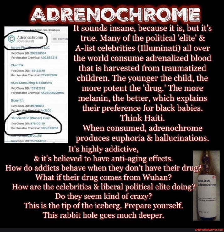 Adrenochrome Poster