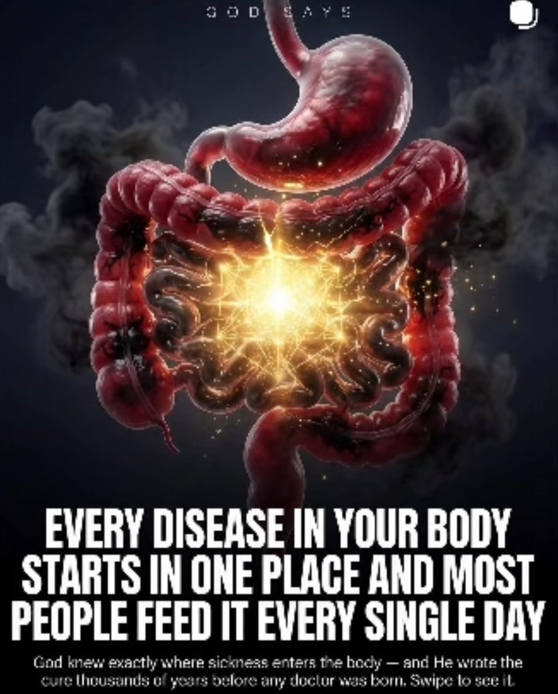 You FEED Disease Everyday… Starve It Today… LIVE to See Tomorrow Poster
