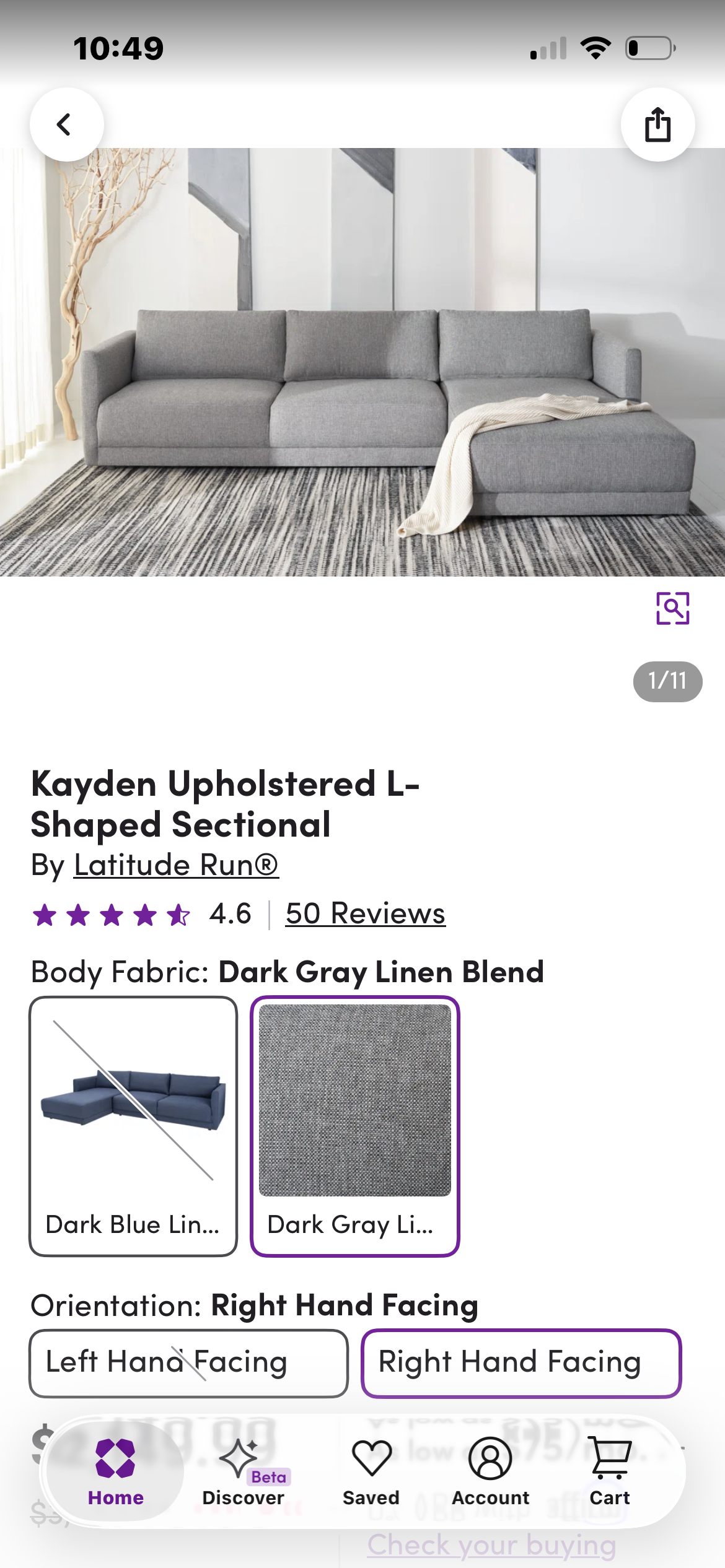 Wayfair Upholstered